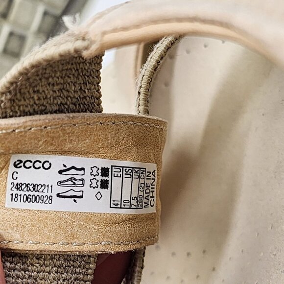 ECCO Womens Damara Elastic Sandals Women's Size 10 - Picture 8 of 11